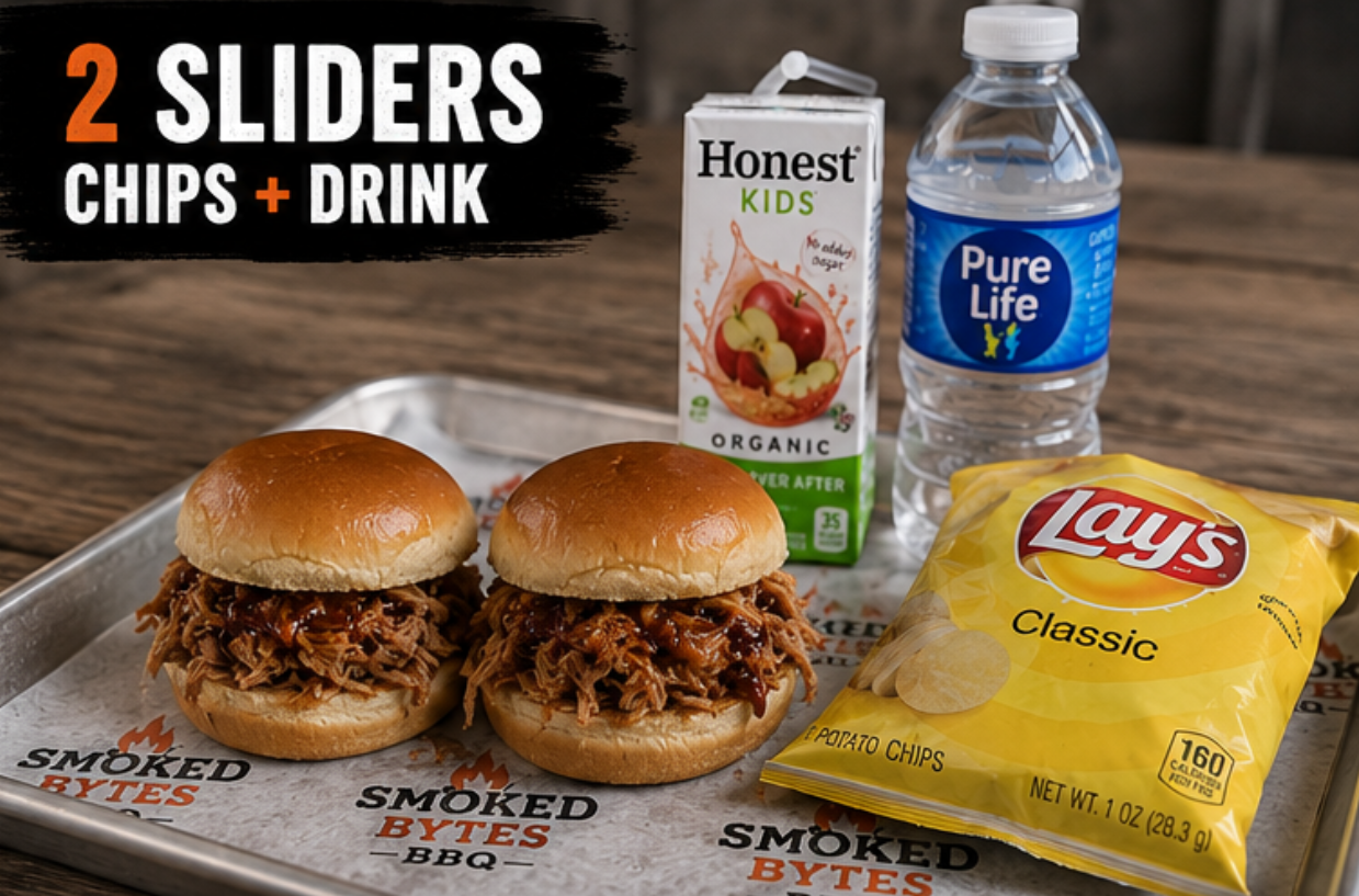 Kids Pulled Pork Slider Meal