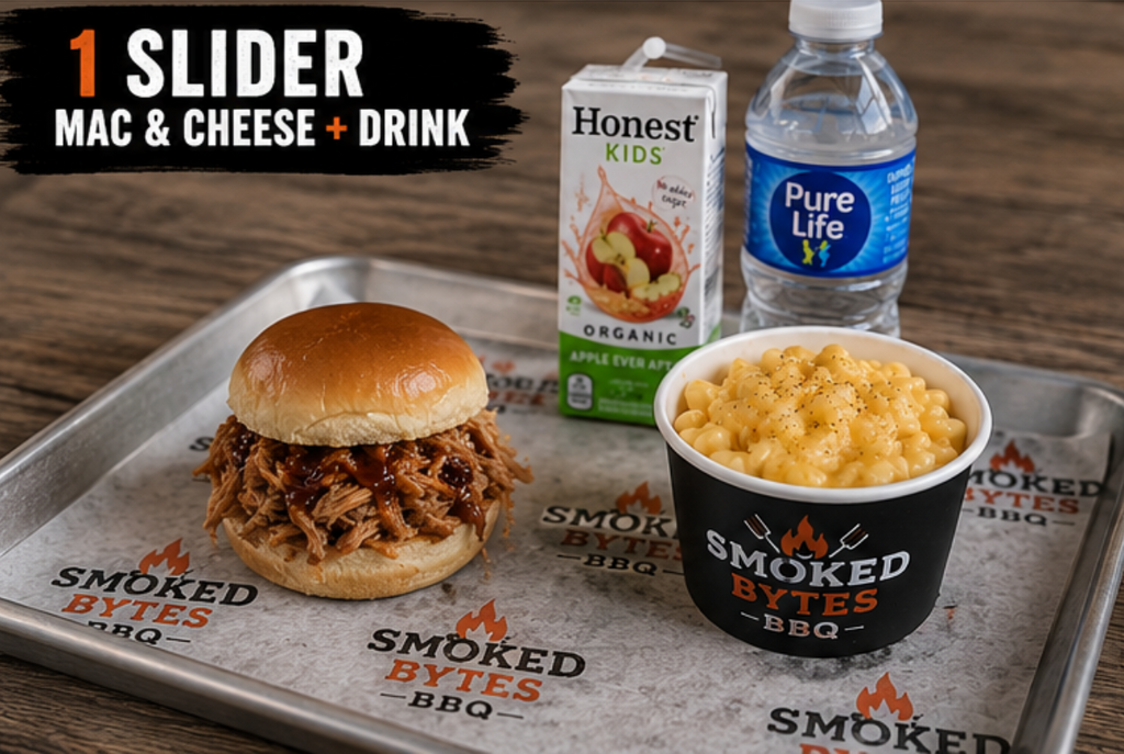 Kids Pulled Pork Slider Meal