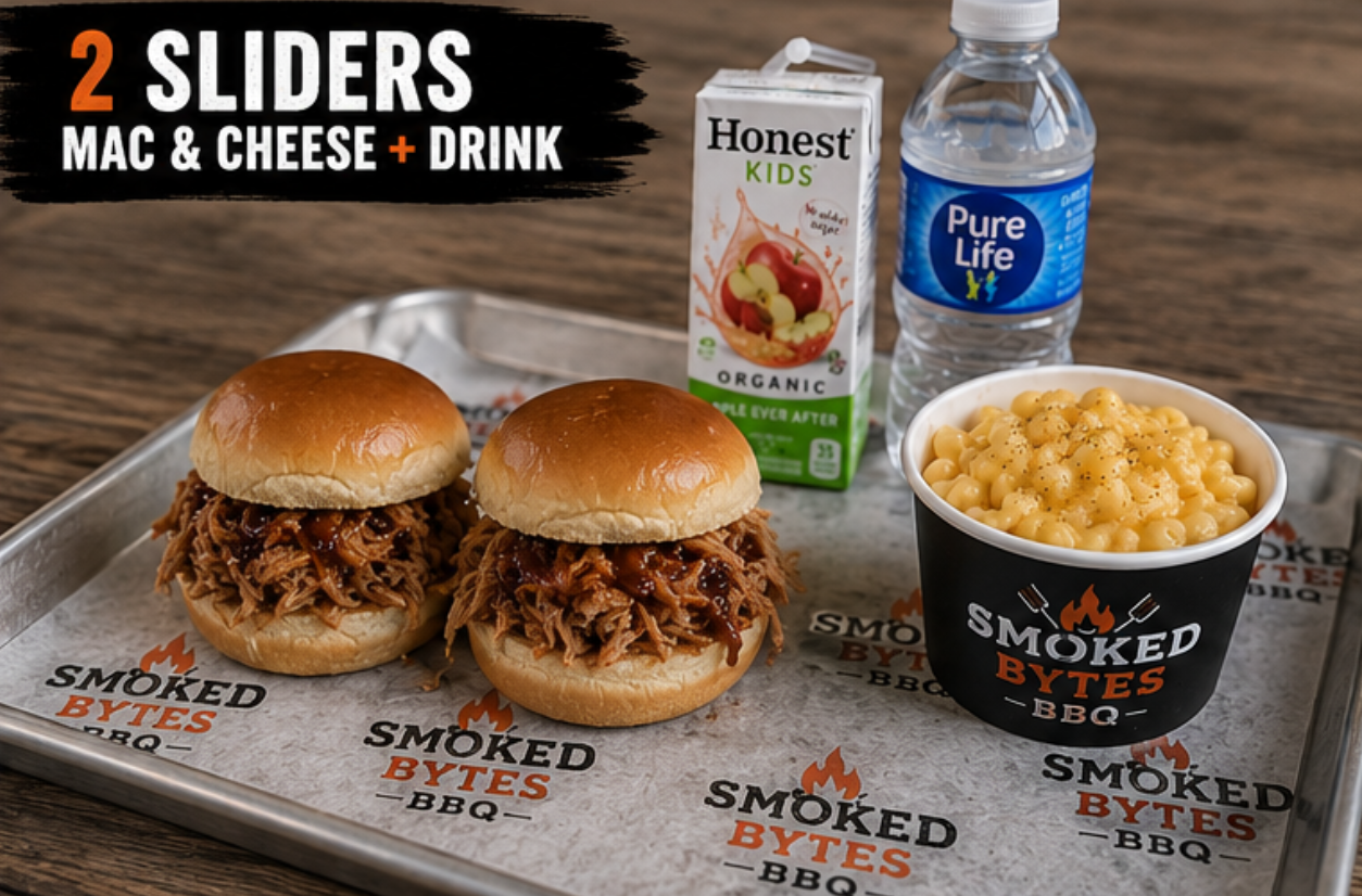 Kids Pulled Pork Slider Meal